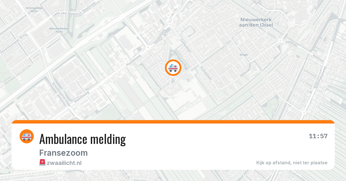 Ambulance melding — 8 feb 2026