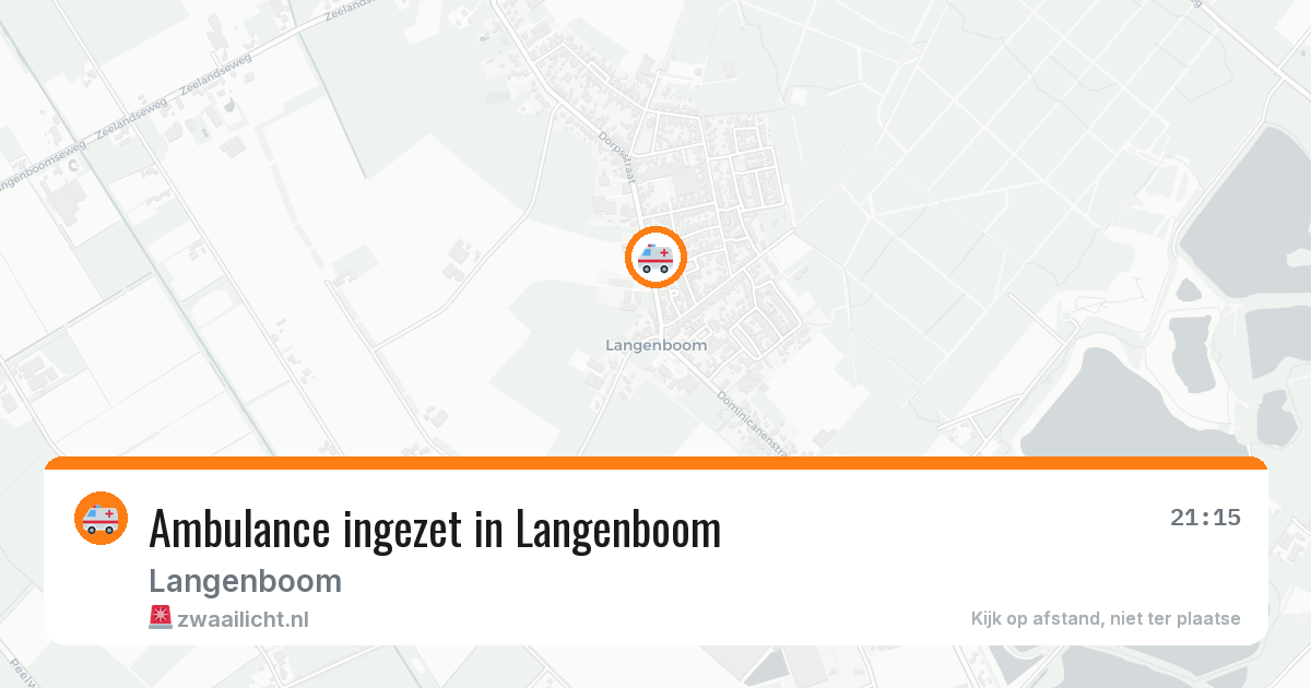 Ambulance ingezet in Langenboom — 8 feb 2026