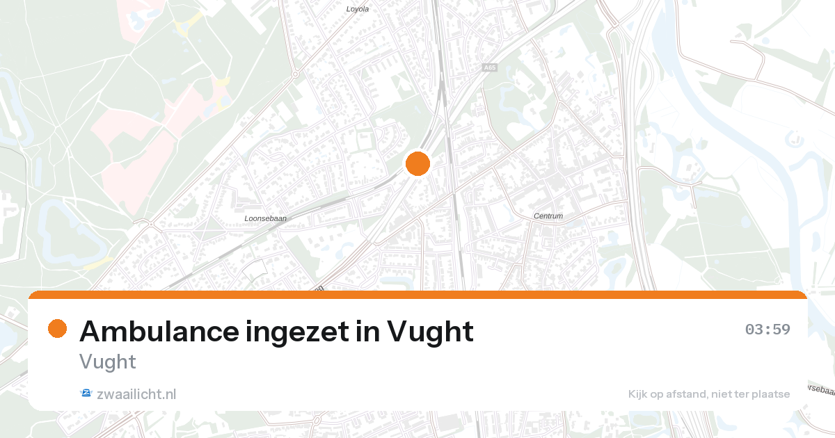 Ambulance ingezet in Vught — 7 feb 2026