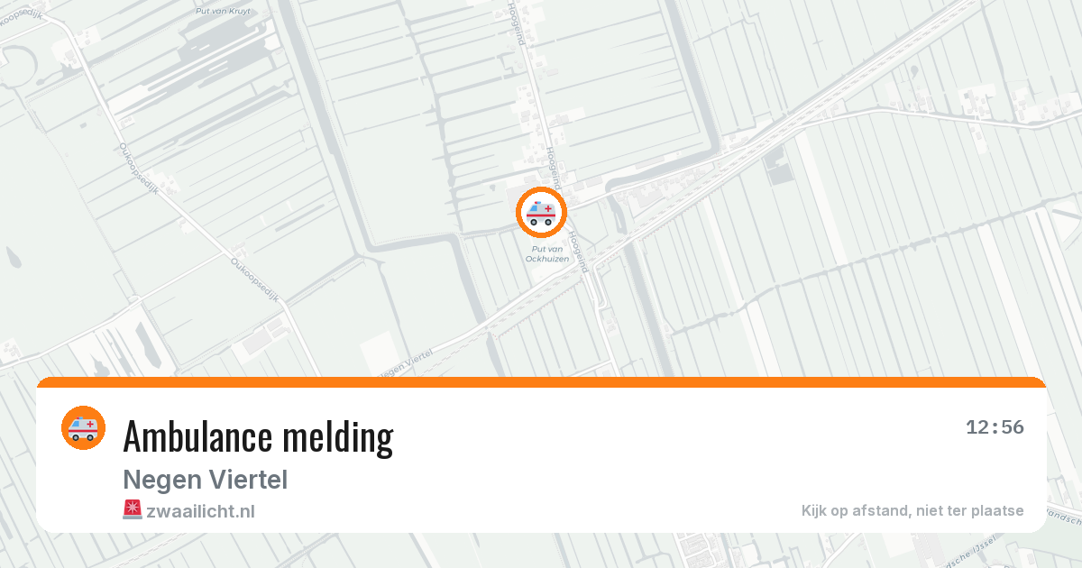Ambulance melding — 21 jun 2026