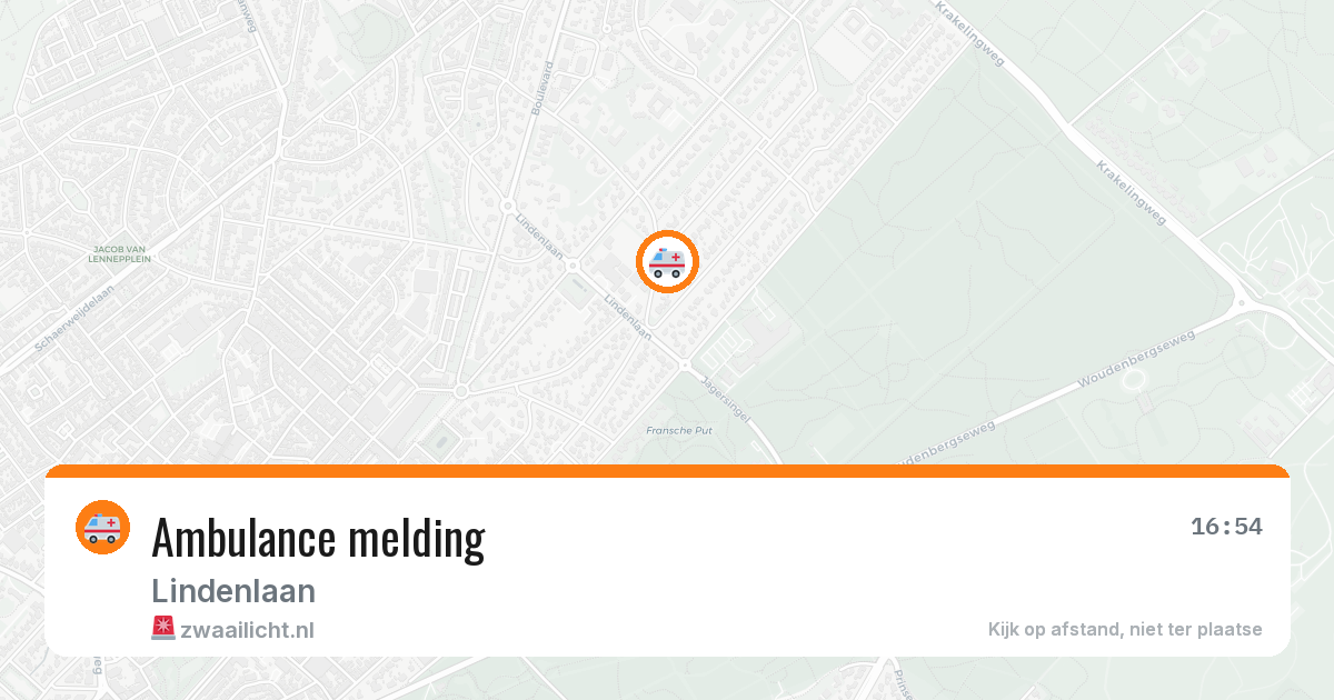 Ambulance melding — 12 mrt 2026