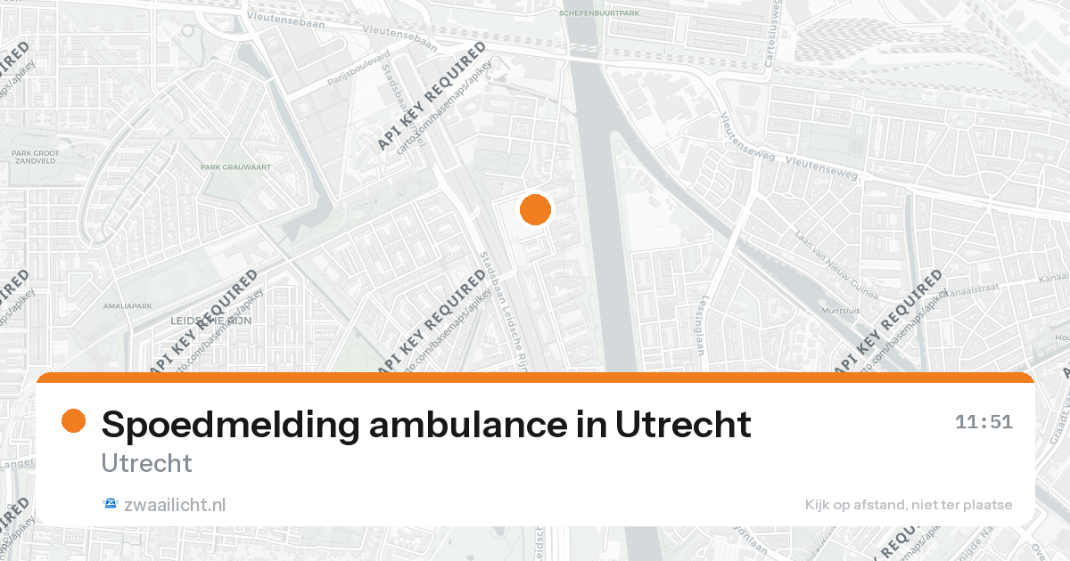 Spoedmelding ambulance in Utrecht — 26 aug 2026