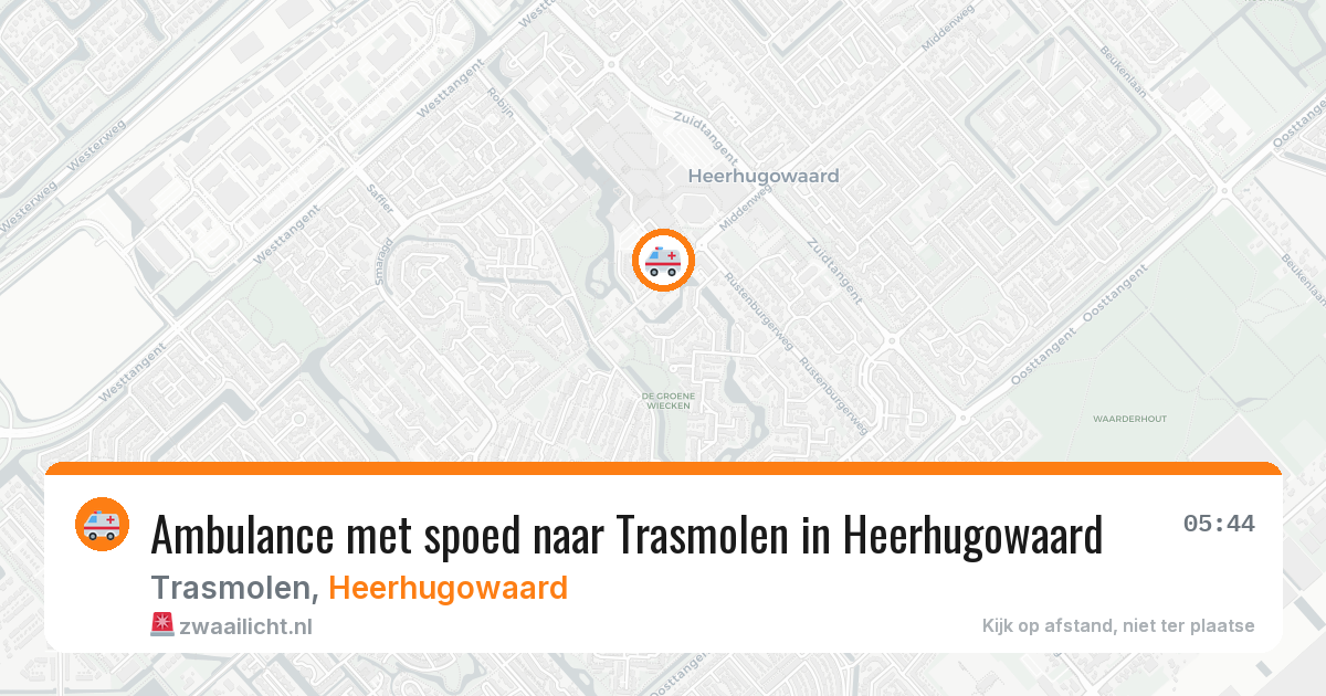 Ambulance met spoed naar Trasmolen in Heerhugowaard — 11 feb 2026