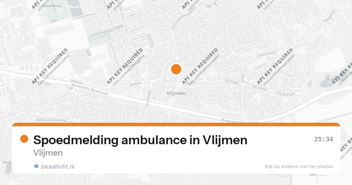 Spoedmelding ambulance in Vlijmen — 14 jul 2026