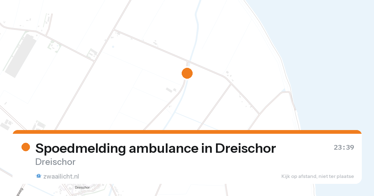Spoedmelding ambulance in Dreischor — 27 aug 2026