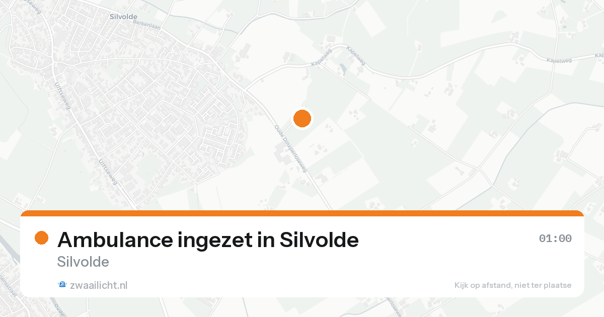 Ambulance ingezet in Silvolde — 21 aug 2026