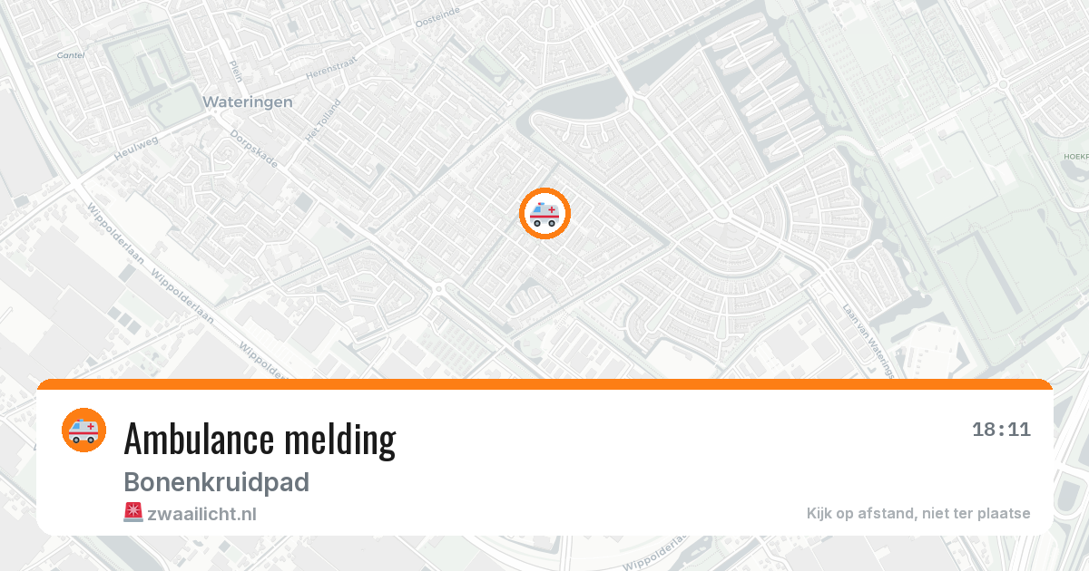 Ambulance melding — 8 apr 2026