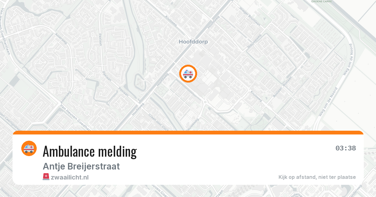 Ambulance melding — 3 feb 2026