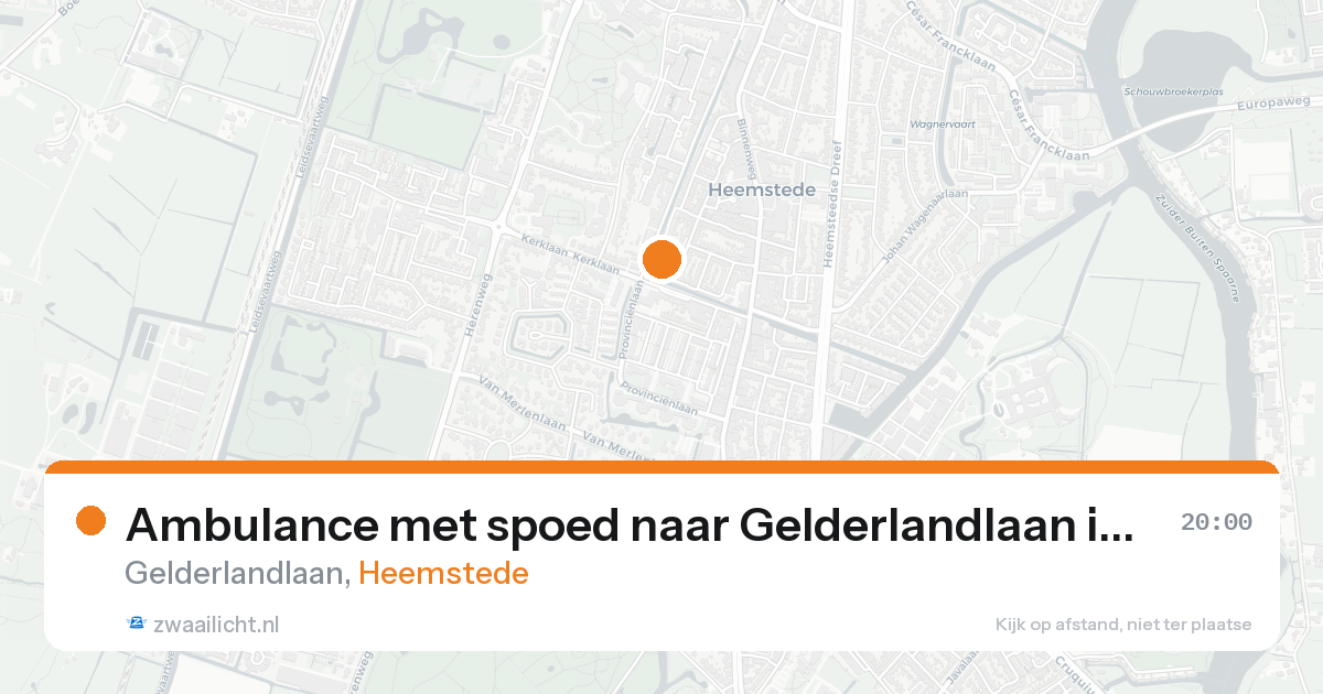 Ambulance met spoed naar Gelderlandlaan in Heemstede — 7 feb 2026