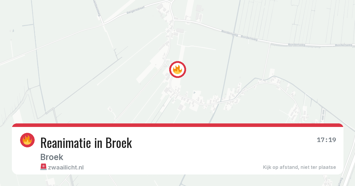Reanimatie in Broek — 22 apr 2026