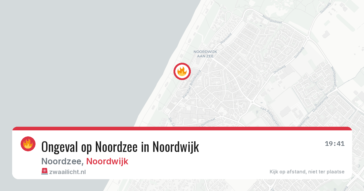 Ongeval op Noordzee in Noordwijk — 3 jun 2026
