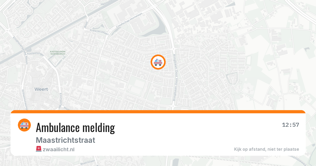 Ambulance melding — 30 jun 2026
