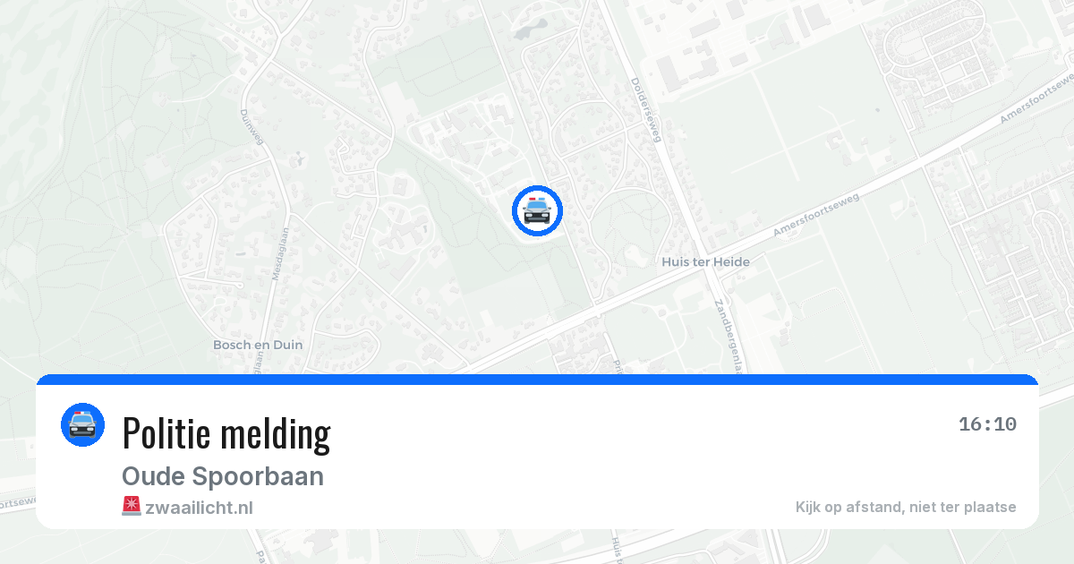 Politie melding — 8 mei 2026