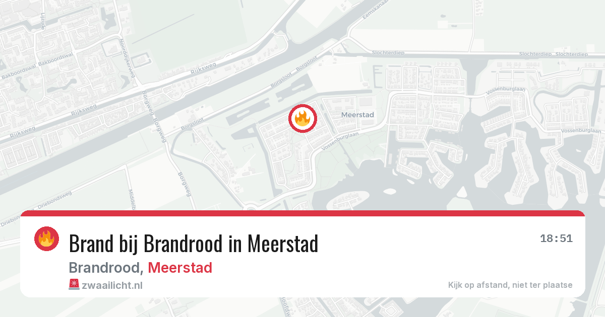 Brand bij Brandrood in Meerstad — 13 aug 2026