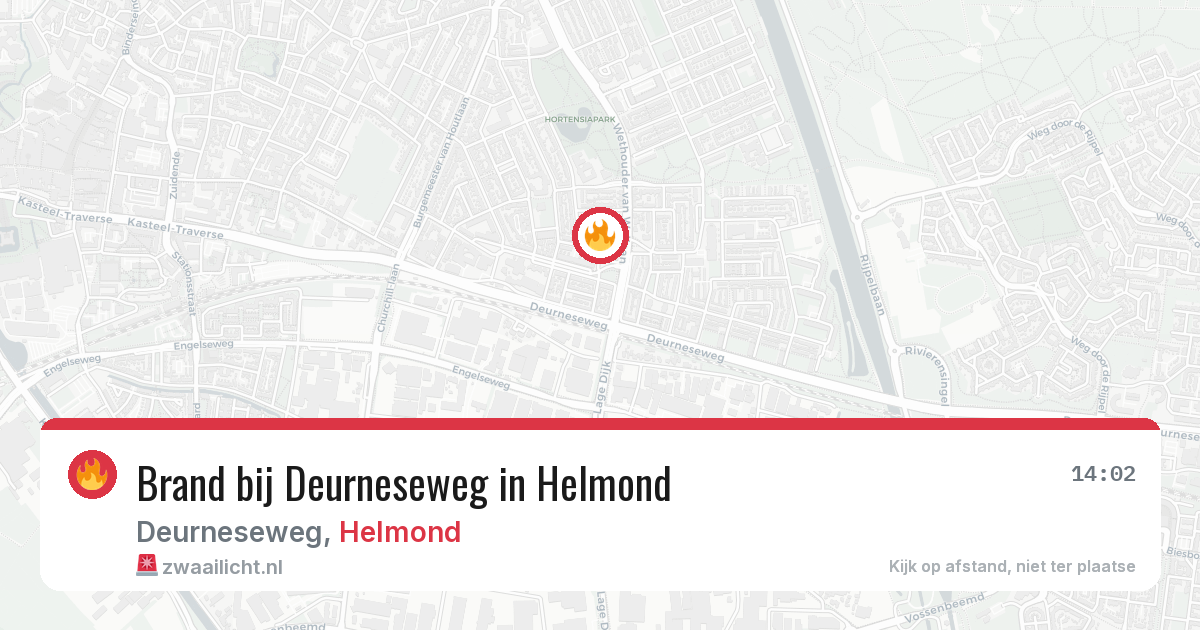 Brand bij Deurneseweg in Helmond — 20 mei 2026