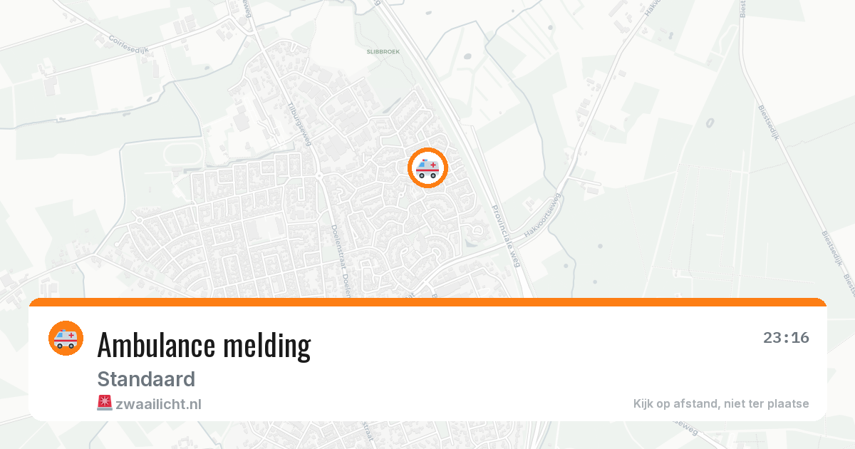 Ambulance melding — 4 aug 2026