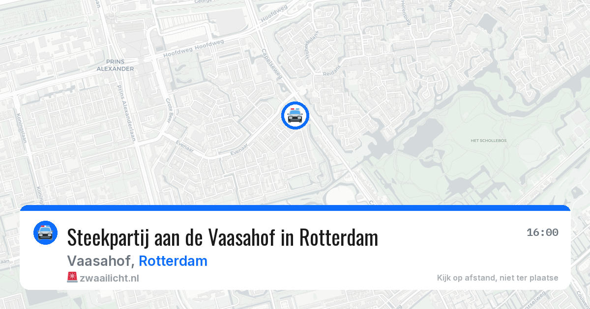Steekpartij aan de Vaasahof in Rotterdam — 11 jul 2026