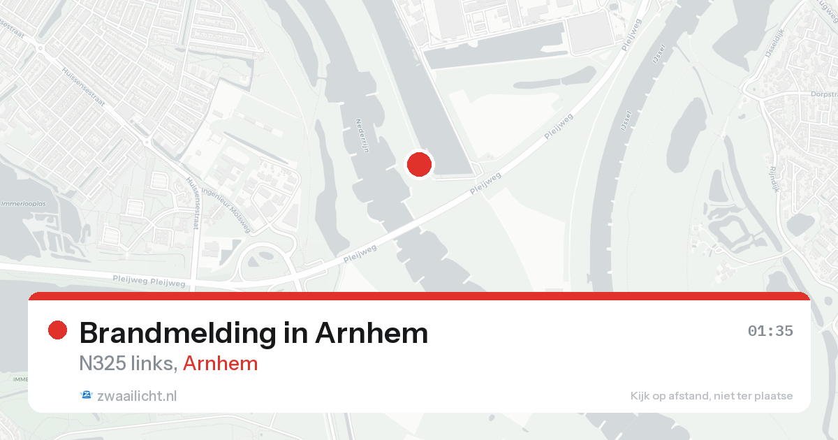 Brandmelding in Arnhem — 19 aug 2026