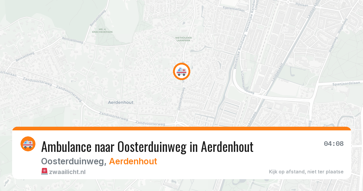 Ambulance naar Oosterduinweg in Aerdenhout — 5 jul 2026