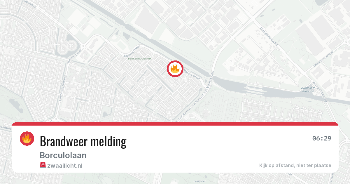 Brandweer melding — 12 jun 2026