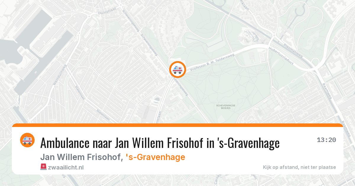 Ambulance naar Jan Willem Frisohof in 's-Gravenhage — 28 mei 2026