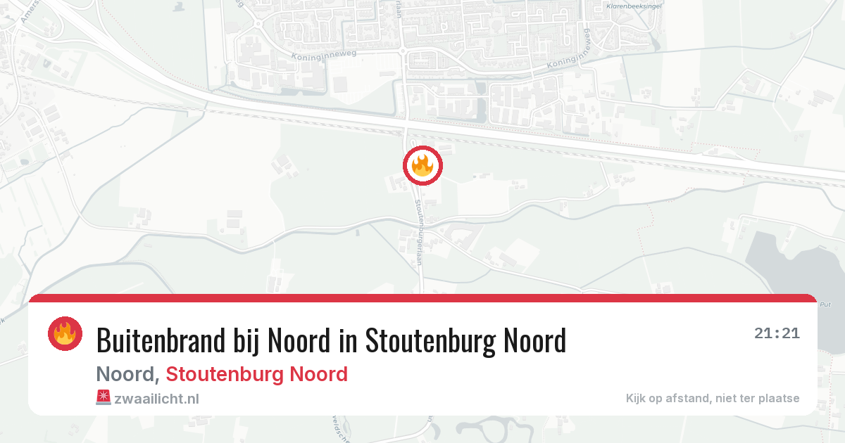 Buitenbrand bij Noord in Stoutenburg Noord — 31 mei 2026