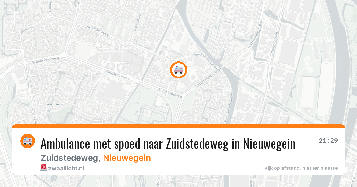 Ambulance met spoed naar Zuidstedeweg in Nieuwegein — 4 aug 2026