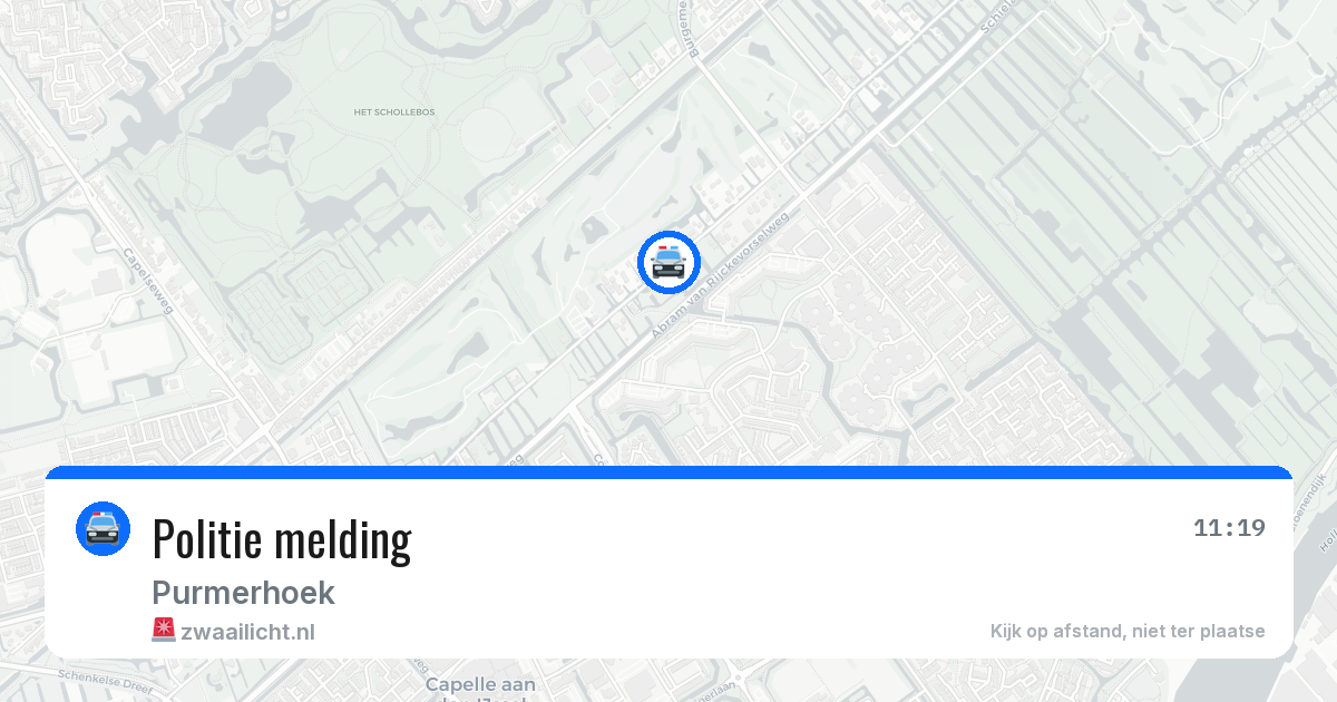 Politie melding — 20 apr 2026
