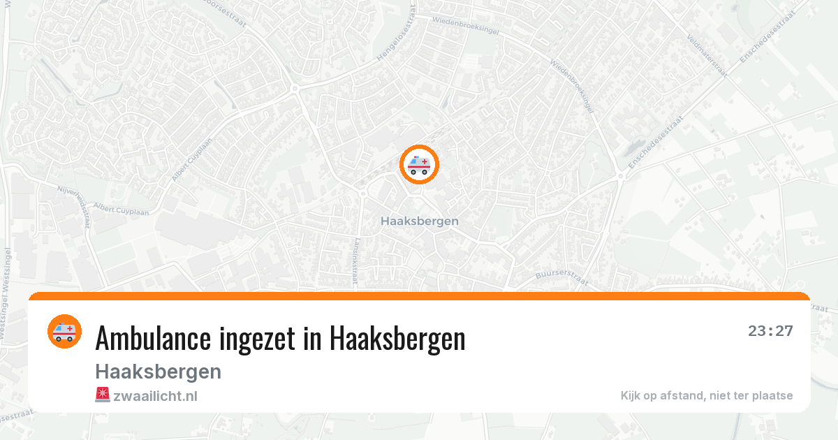 Ambulance ingezet in Haaksbergen — 29 apr 2026