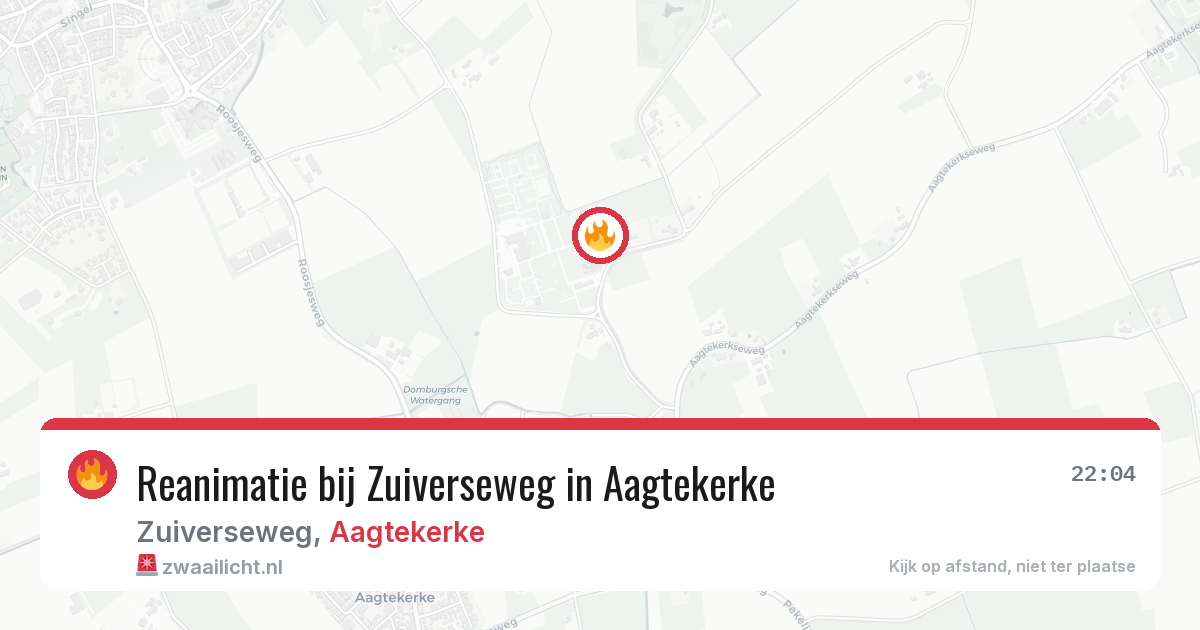 Reanimatie bij Zuiverseweg in Aagtekerke — 8 jun 2026