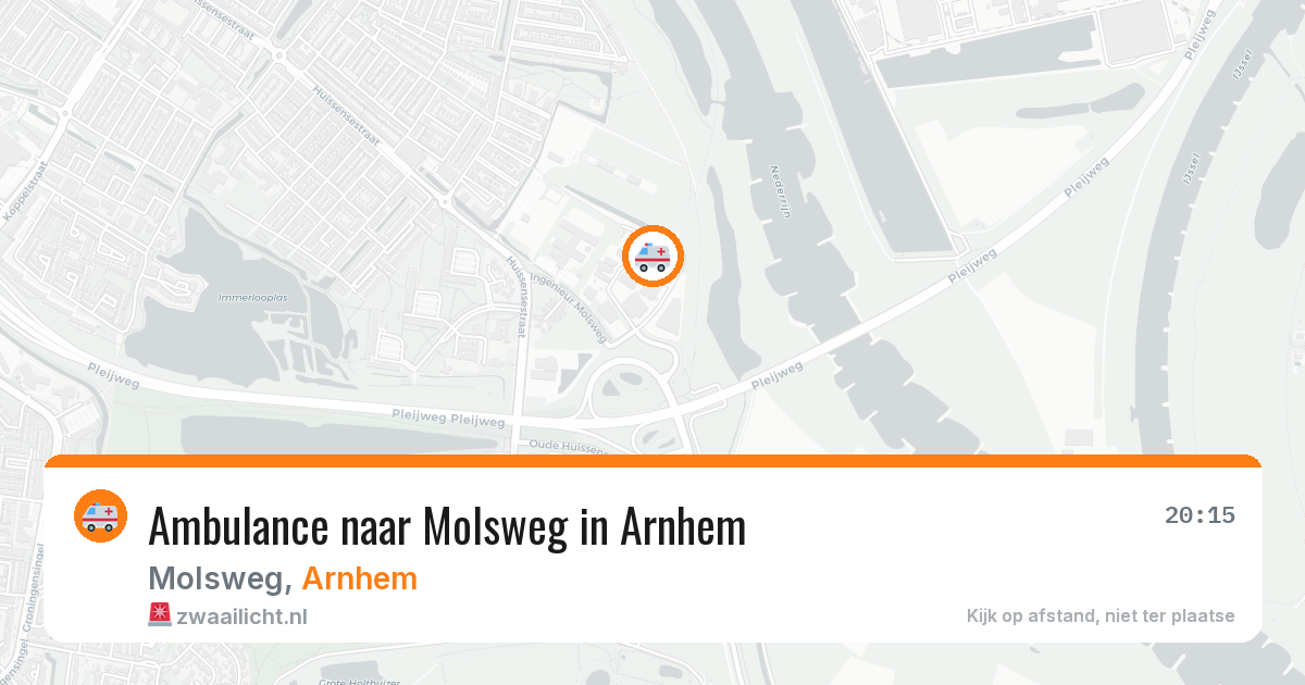Ambulance naar Molsweg in Arnhem — 19 jun 2026