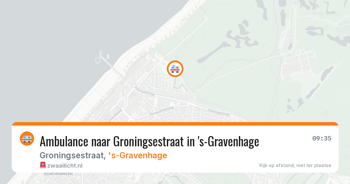 Ambulance naar Groningsestraat in 's-Gravenhage — 2 mei 2026