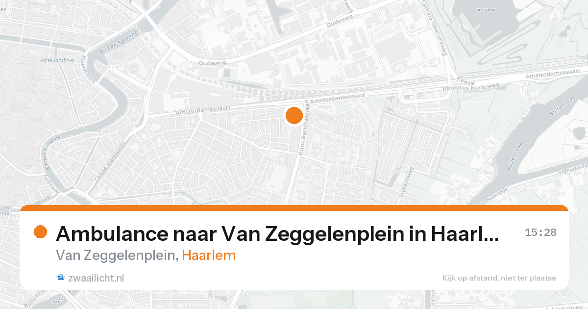 Ambulance naar Van Zeggelenplein in Haarlem — 1 jun 2026