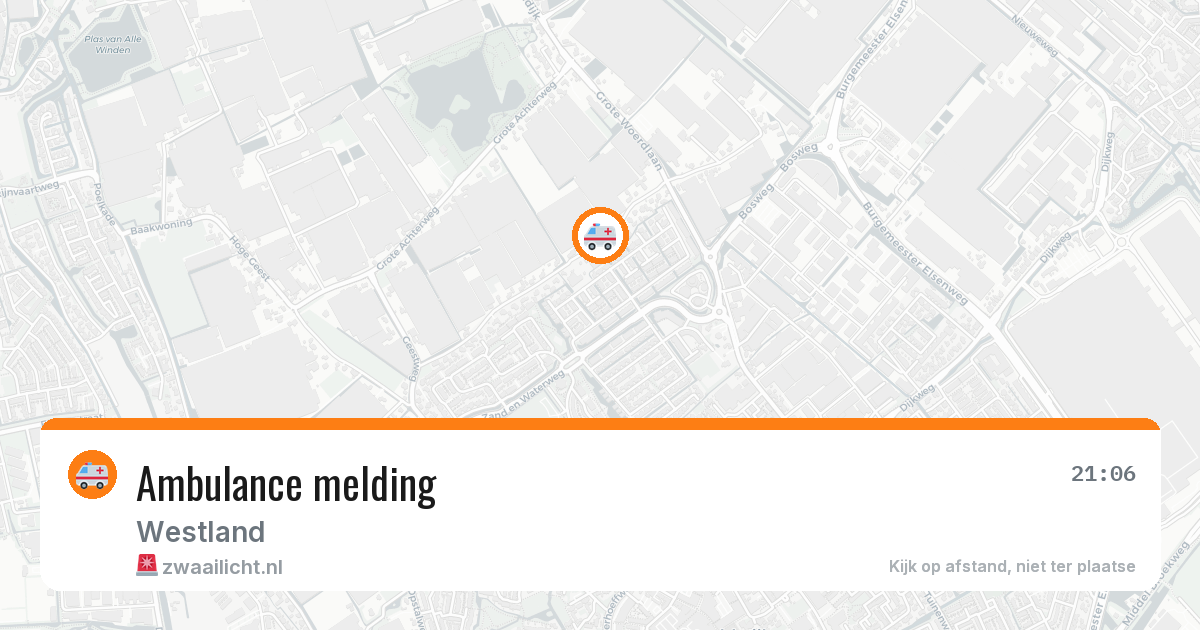 Ambulance melding — 7 aug 2026