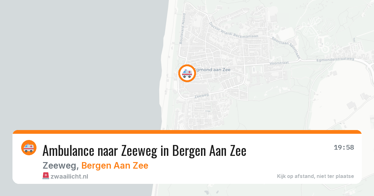 Ambulance naar Zeeweg in Bergen Aan Zee — 3 apr 2026