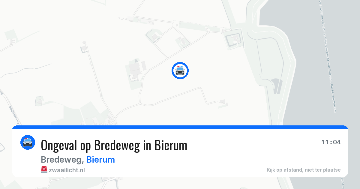 Ongeval op Bredeweg in Bierum — 25 jun 2026