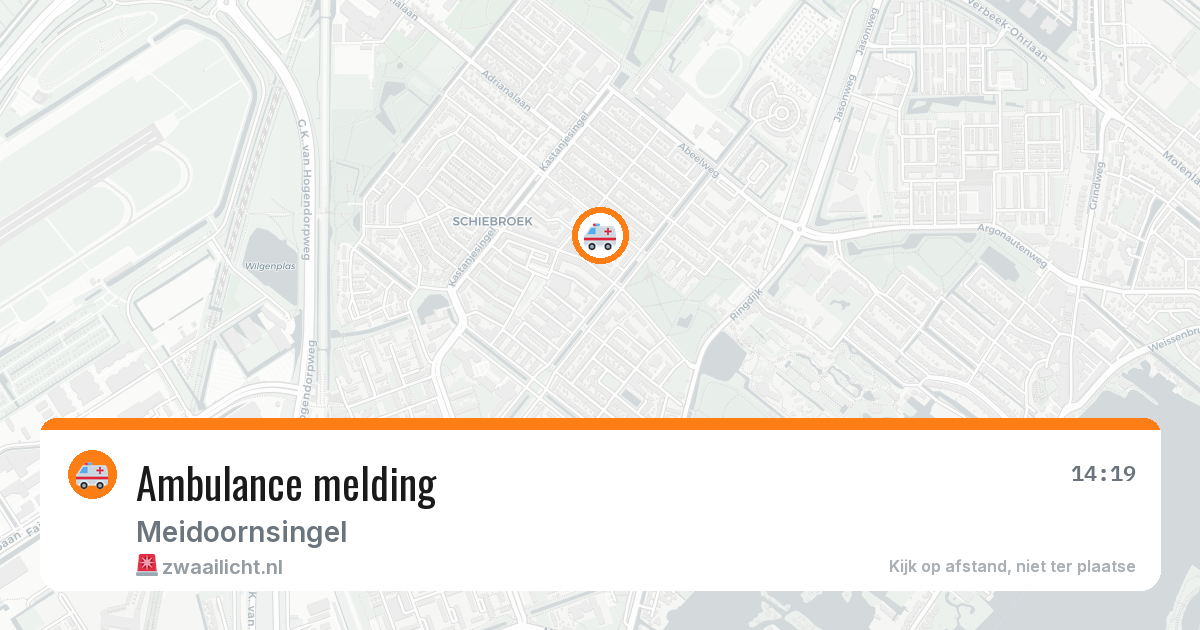Ambulance melding — 5 jul 2026