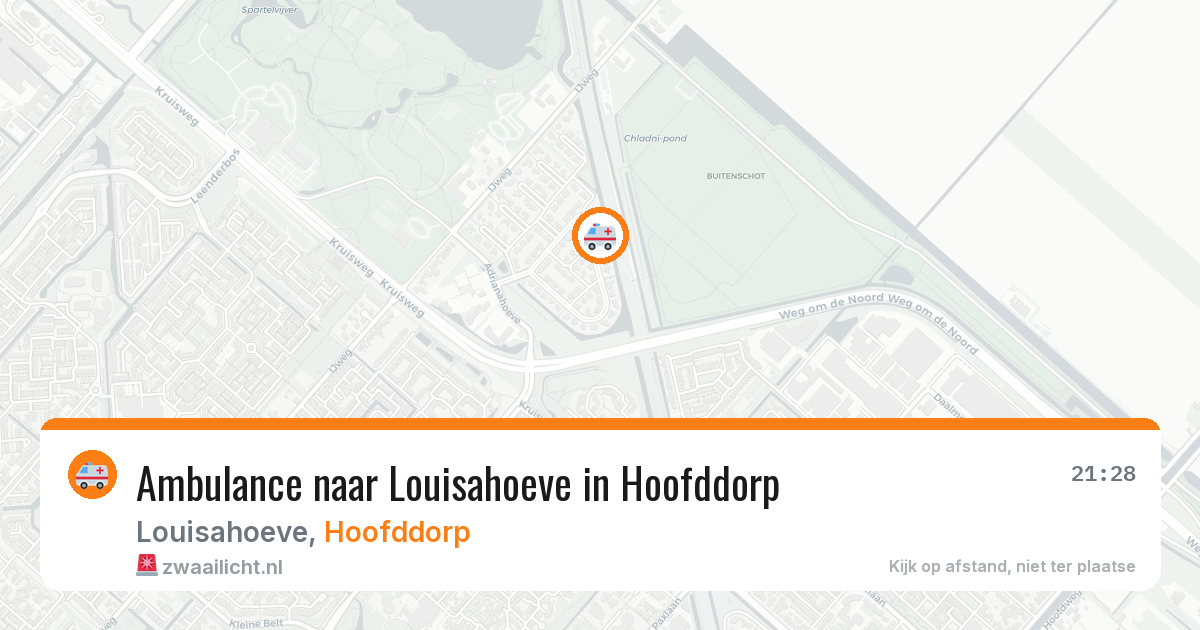 Ambulance naar Louisahoeve in Hoofddorp — 26 mei 2026