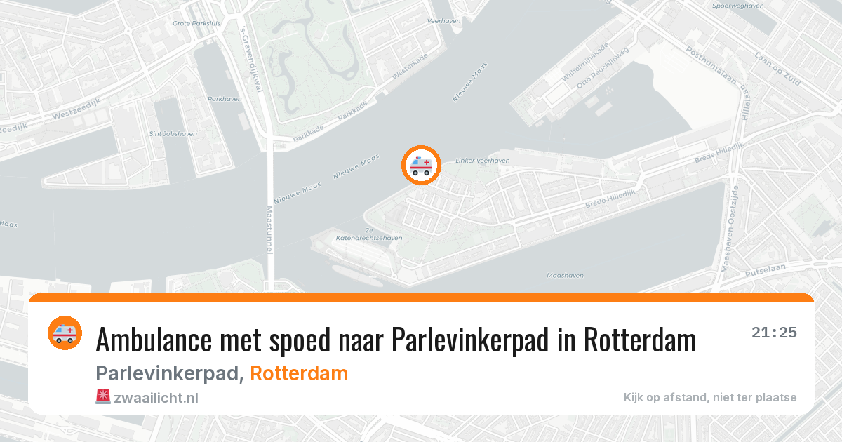 Ambulance met spoed naar Parlevinkerpad in Rotterdam — 22 jul 2026
