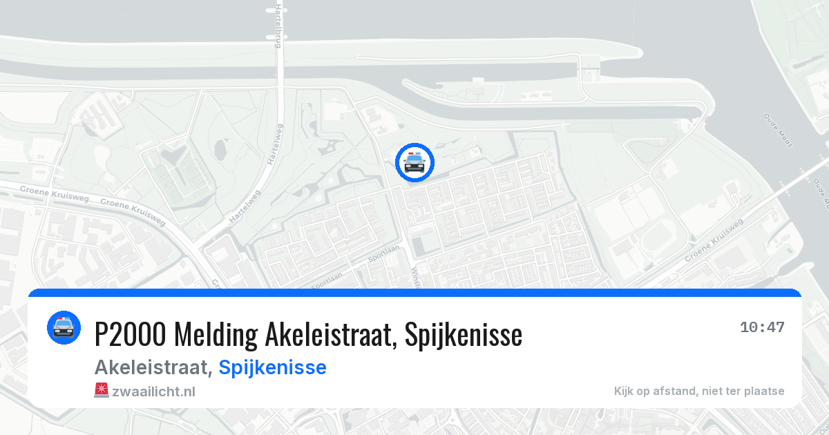 P2000 Melding Akeleistraat, Spijkenisse — 31 mei 2026