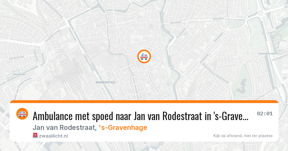Ambulance met spoed naar Jan van Rodestraat in 's-Gravenhage — 7 feb 2026