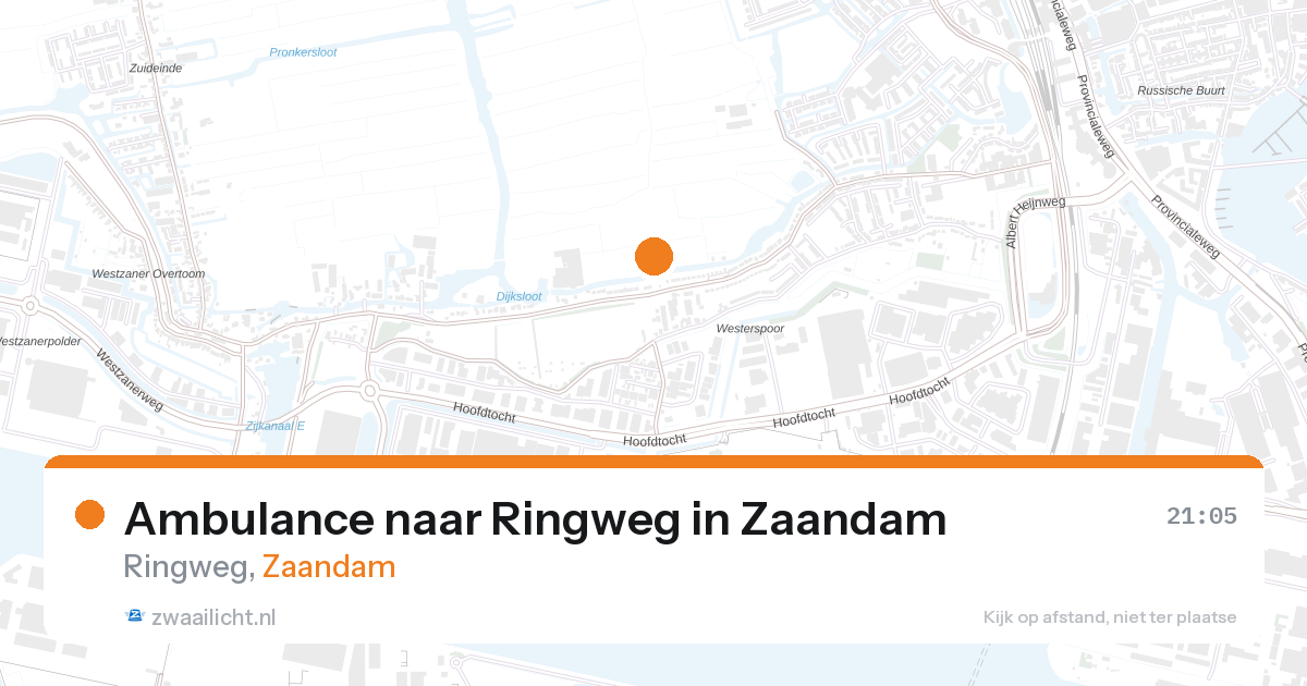 Ambulance naar Ringweg in Zaandam — 28 aug 2026