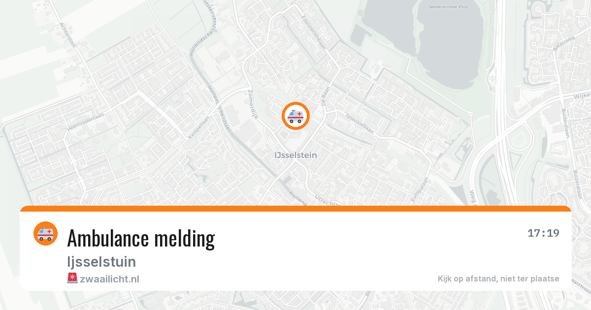 Ambulance melding — 7 jul 2026