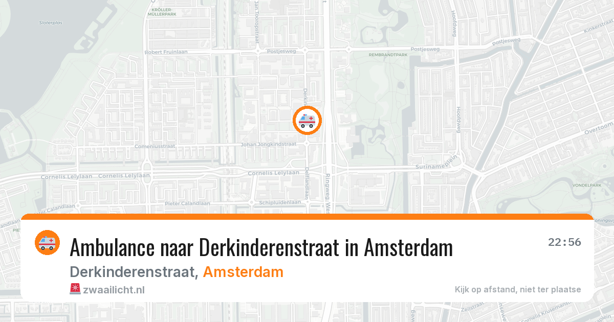 Ambulance naar Derkinderenstraat in Amsterdam — 4 jun 2026