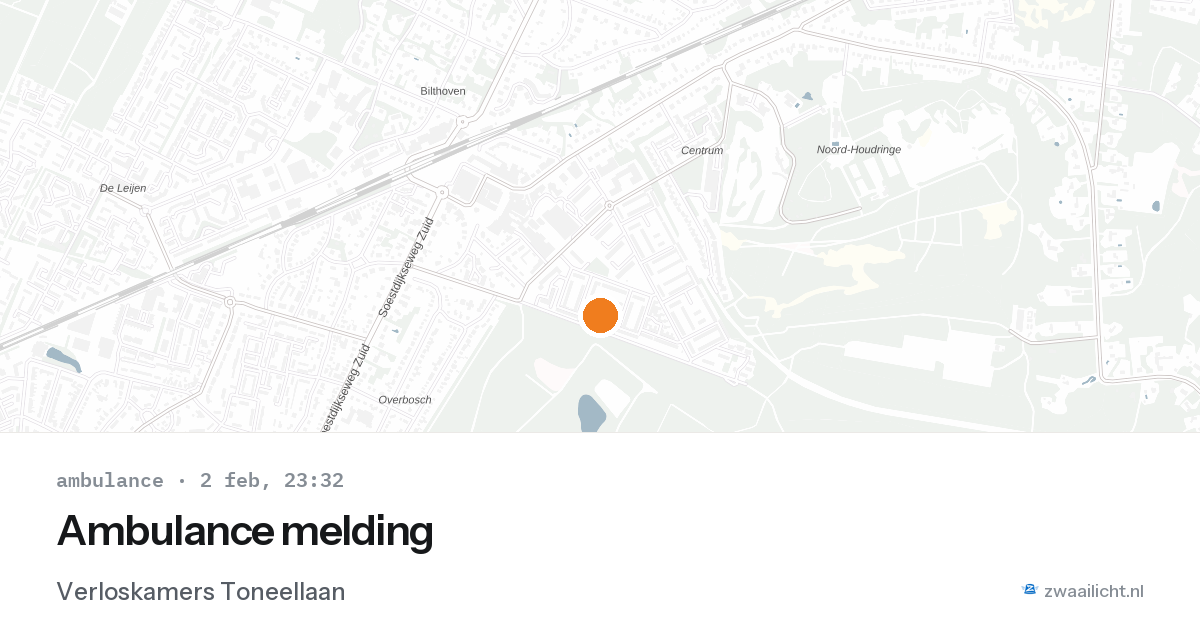 Ambulance melding — 2 feb 2026
