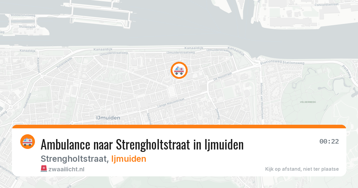Ambulance naar Strengholtstraat in Ijmuiden — 2 apr 2026