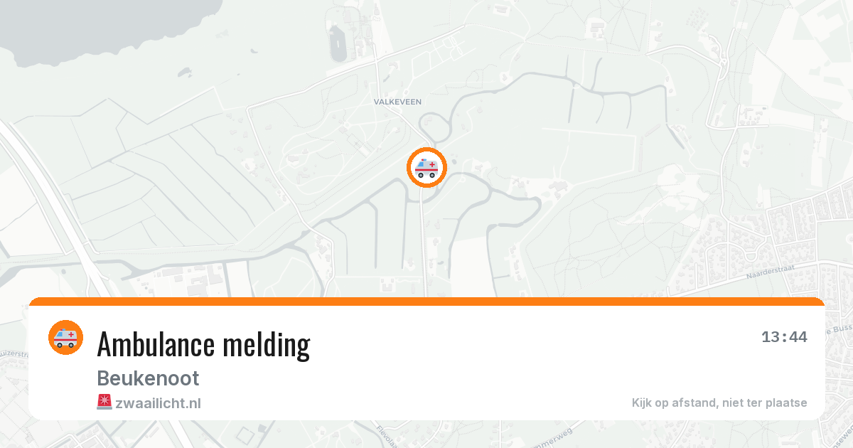 Ambulance melding — 20 jan 2026