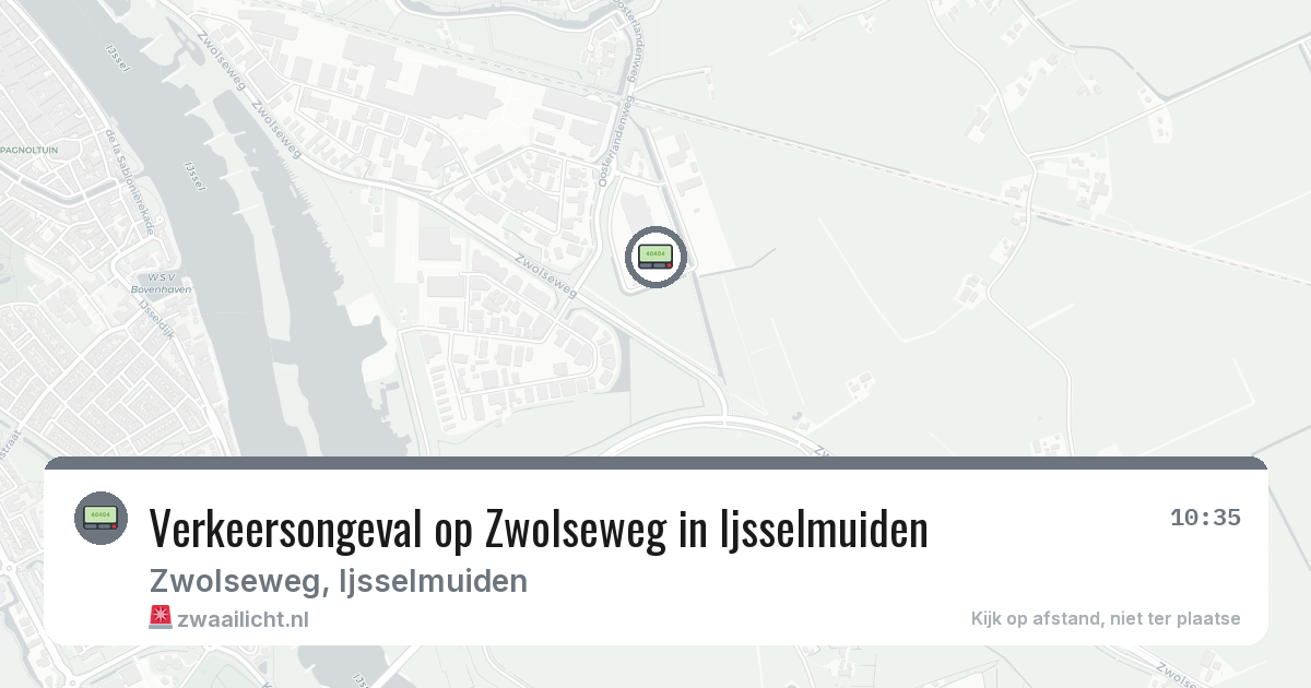 Verkeersongeval op Zwolseweg in Ijsselmuiden — 4 aug 2026
