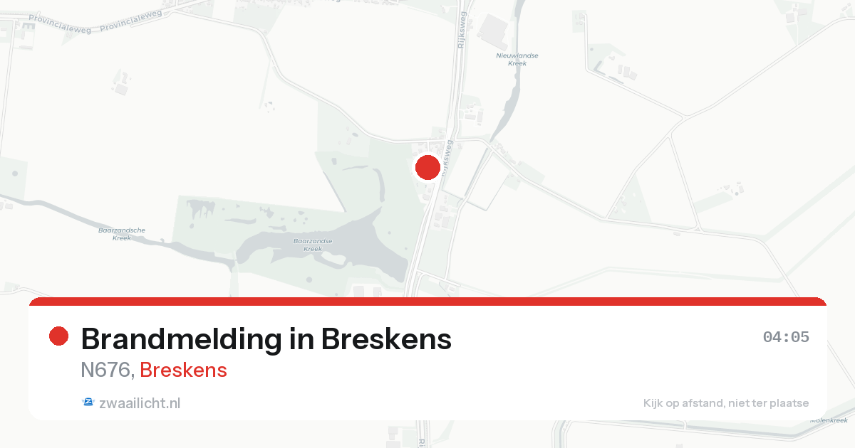 Brandmelding in Breskens — 16 aug 2026