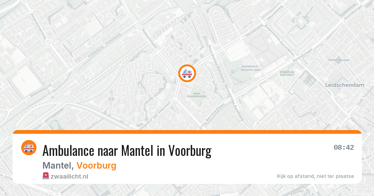 Ambulance naar Mantel in Voorburg — 20 mei 2026